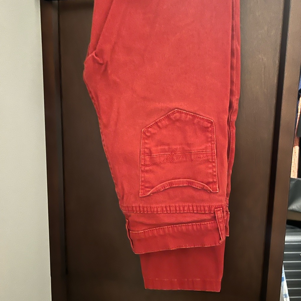 Womens red pants